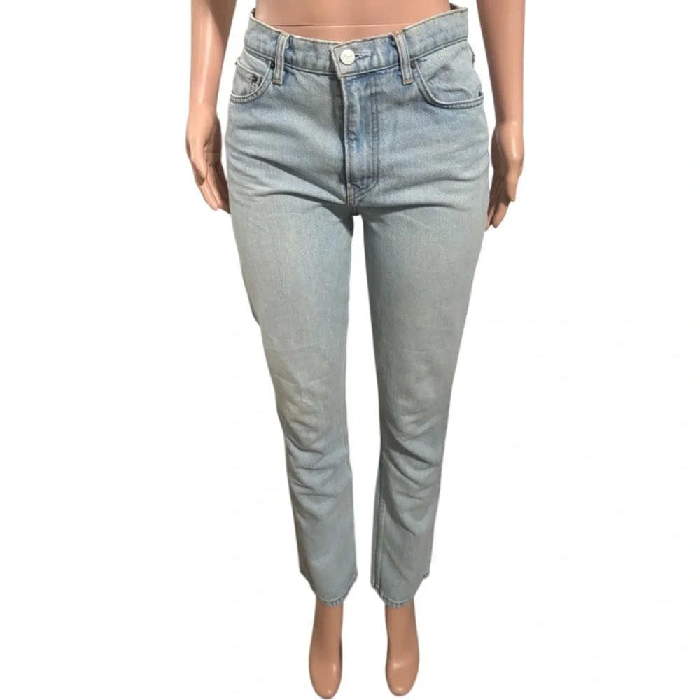 REFORMATION Women’s Julia High Cigarette Light Blue Jeans - Picture 2 of 16